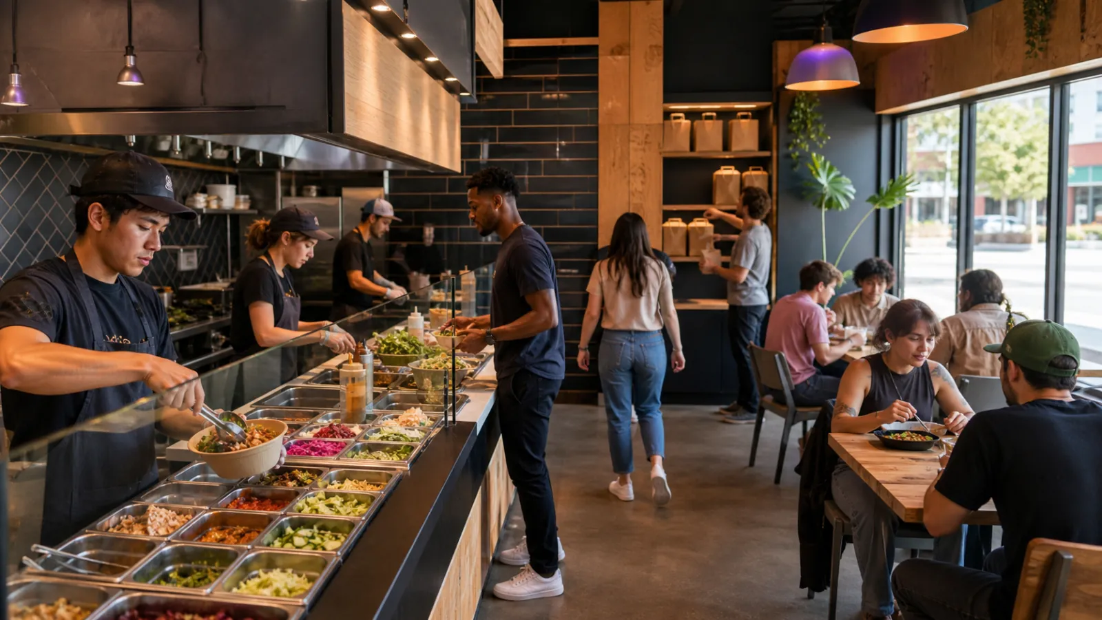 Fast Casual venue served by the TapTasty ecosystem