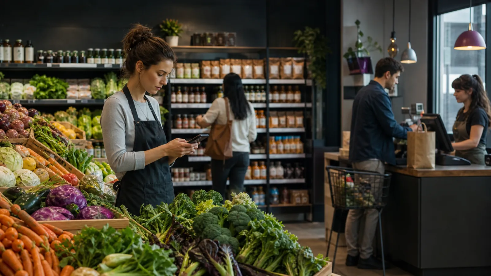 Grocery venue served by the TapTasty ecosystem