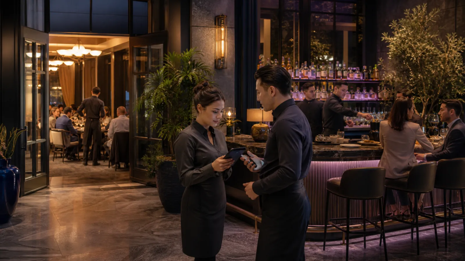 Hotel venue served by the TapTasty ecosystem