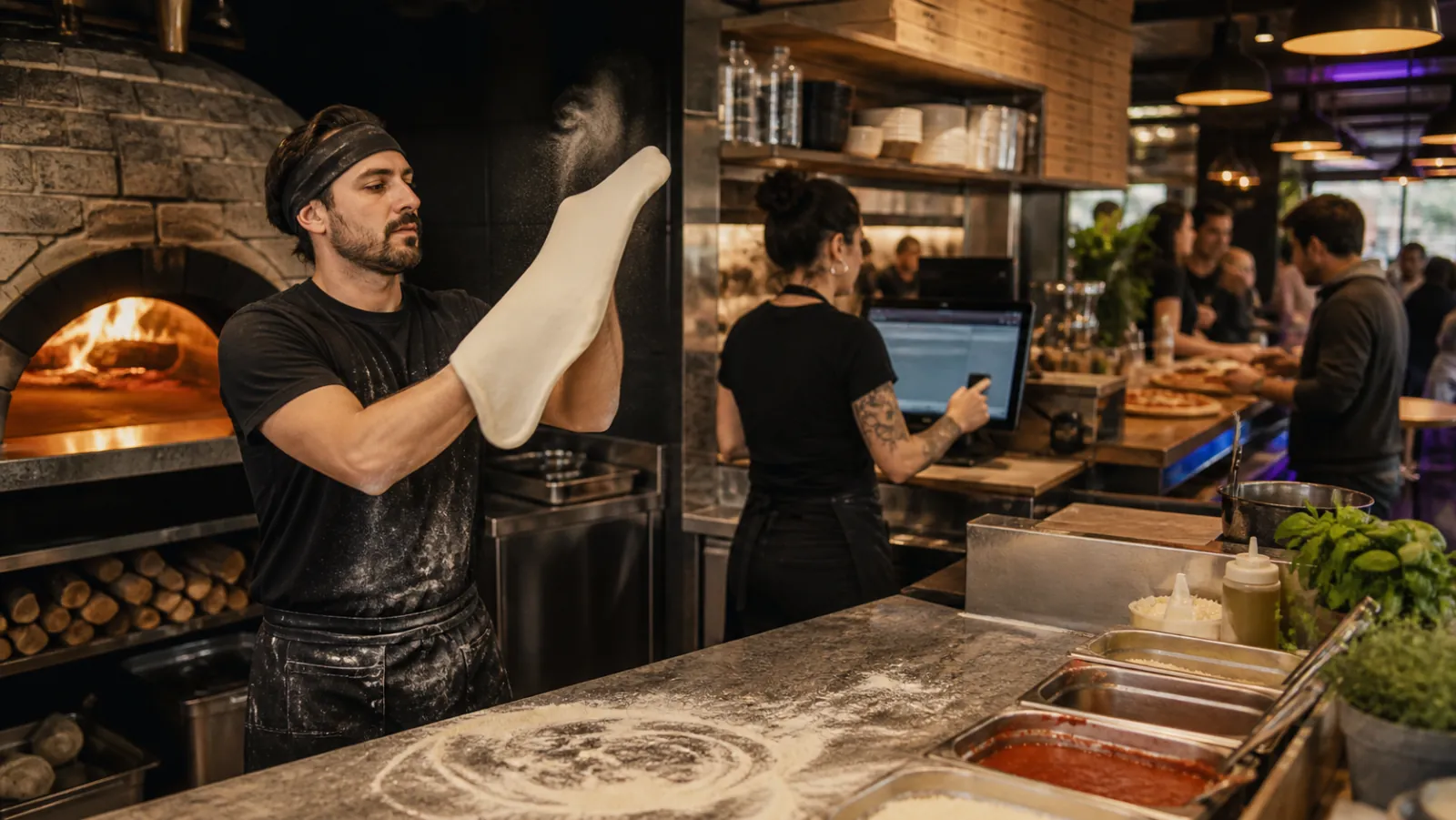 Pizzeria venue served by the TapTasty ecosystem