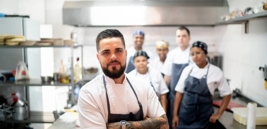 back-of-house restaurant team