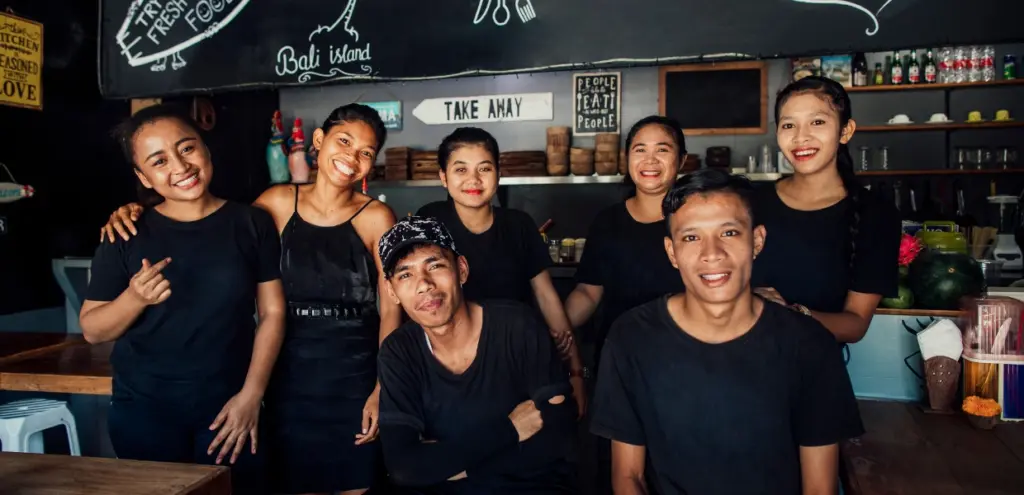 restaurant front of house team