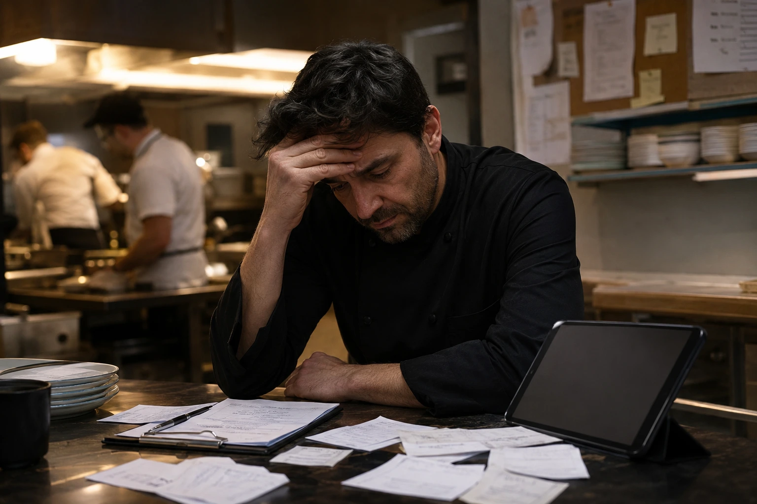 cum pierd restaurantele bani, om îngrijorat.