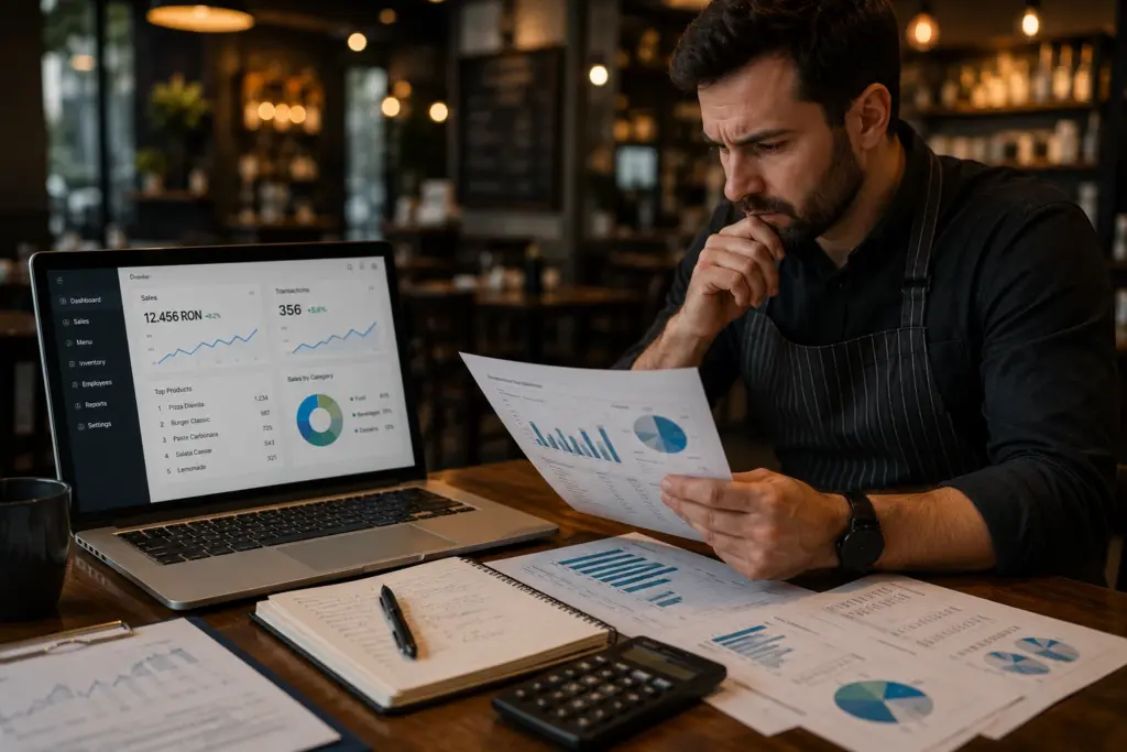 a restaurant ceo measuring all the restaurant activities