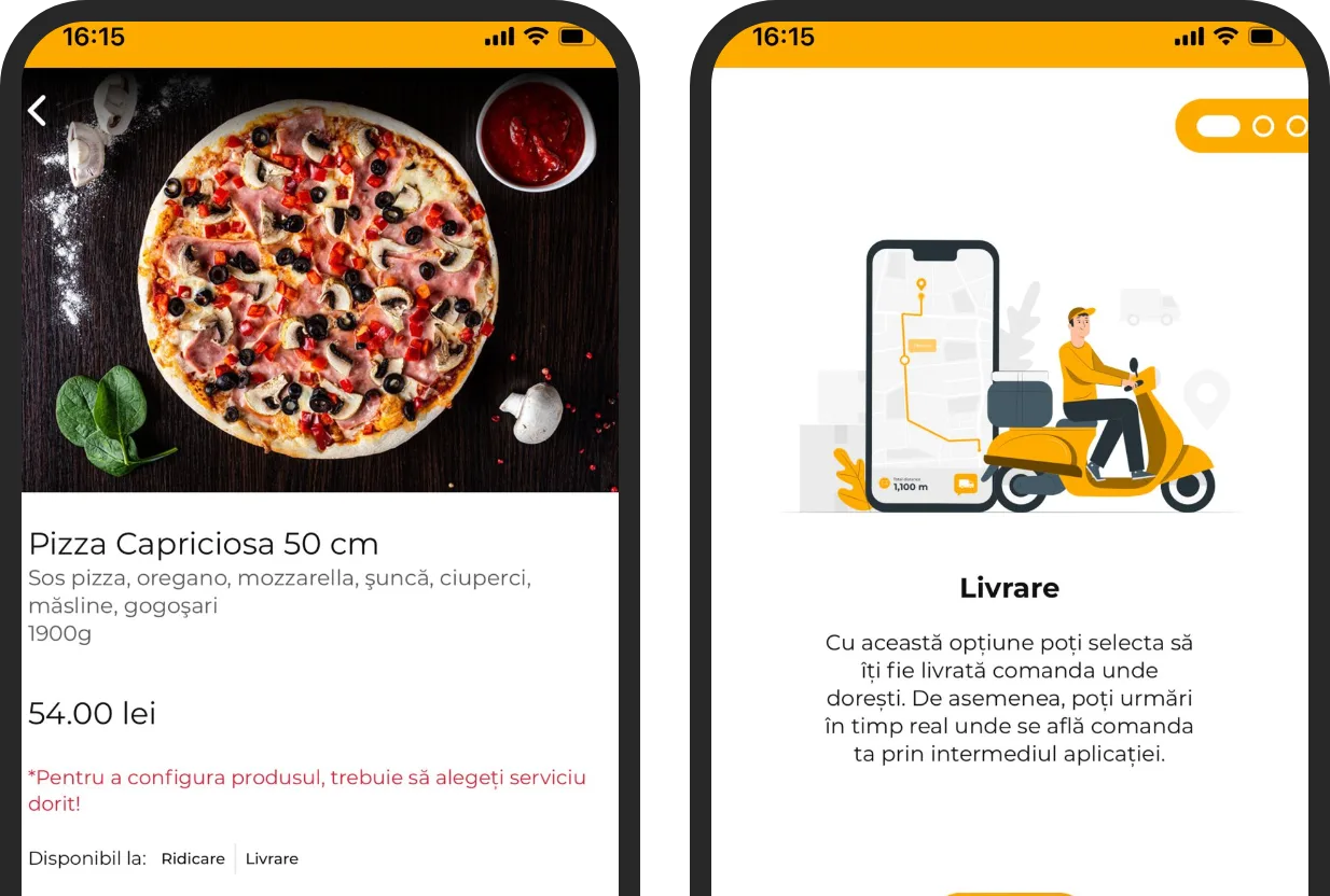 Aplicația mobilă Casa Muresana realizată cu TapTasty