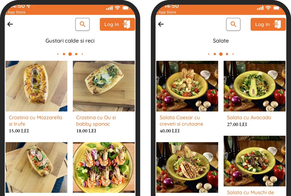 Aplicația mobilă Cinaș realizată cu TapTasty