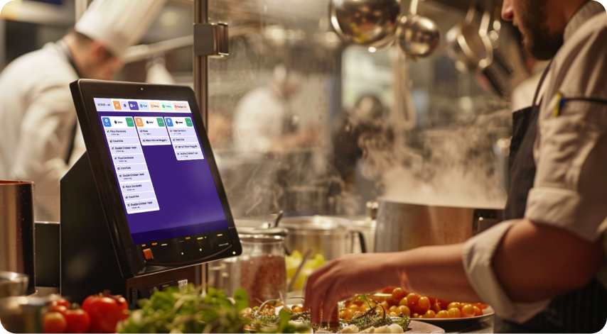 TapTasty kitchen display system