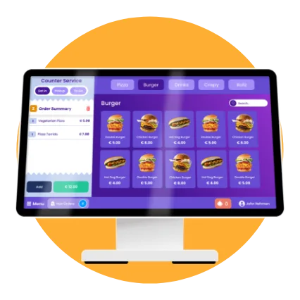 Panou TapTasty pentru administrarea comenzilor din restaurant