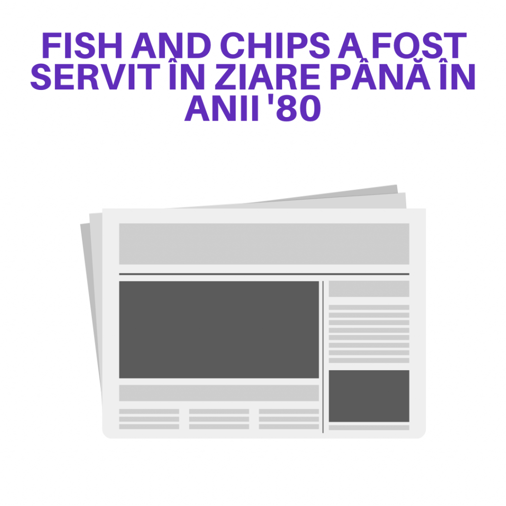 fish and chips served in newspaper
