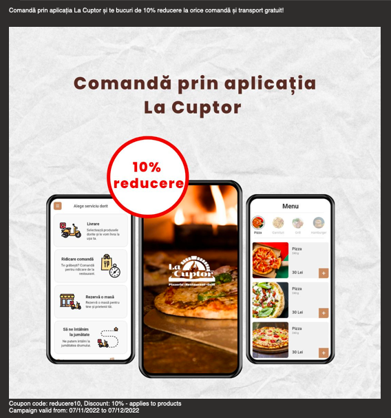 Pizzeria Restaurant La Cuptor